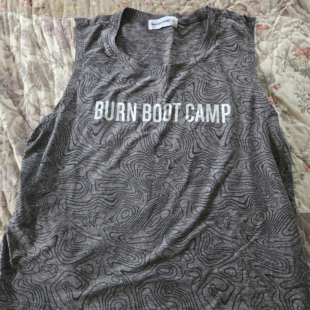 Gray Burn Boot Camp Tank Top